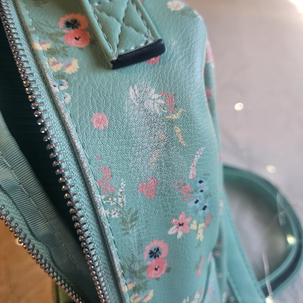 Floral Mini Backpack Purse - Picture 6 of 7